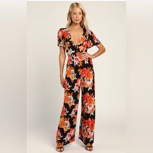 Lulu’s Floral Jumpsuit